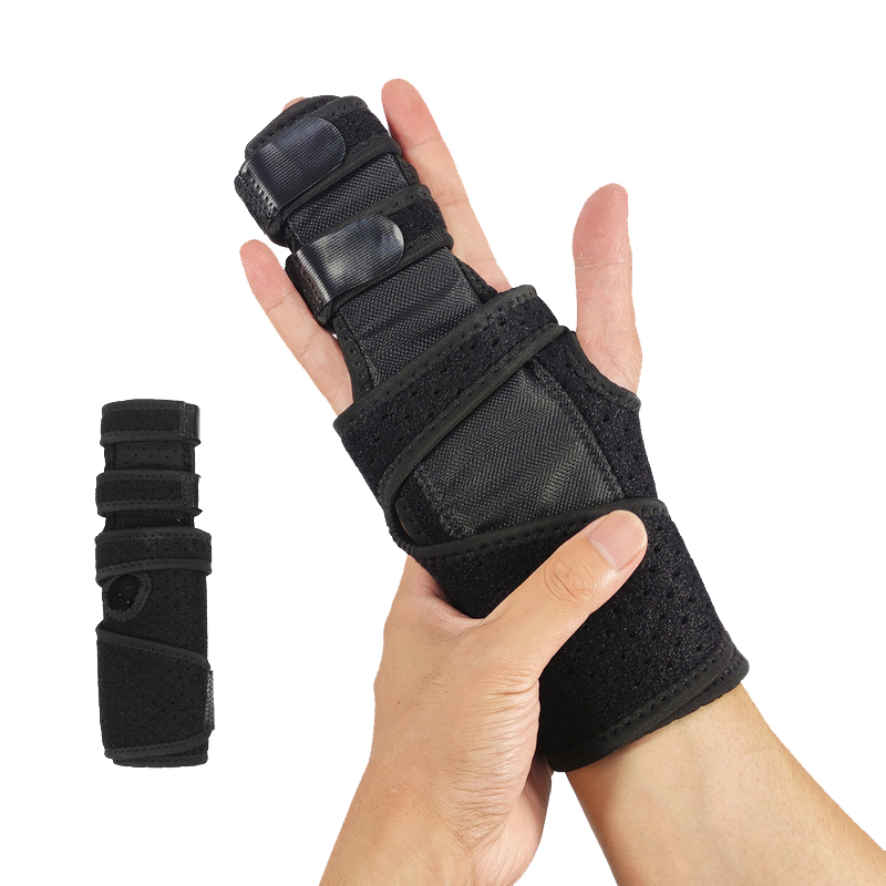 Finger splint, Brace Support Guard Splints Compression Finger Splint  Adjustable Knuckle Immobilizer Braces and Wrist Support for Straightening  Broken Fingers 