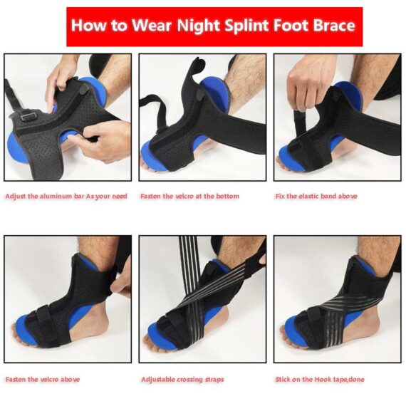 Night Splint Foot Brace for Plantar Fasciitis