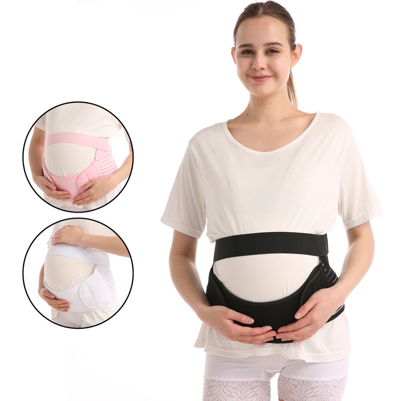 Pregnancy Belly Band Breathable Adjustable Maternity Belt Back