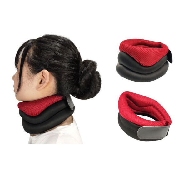 Soft Foam neck collar brace red for sleeping