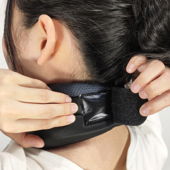 Velcro closure neck brace for posture