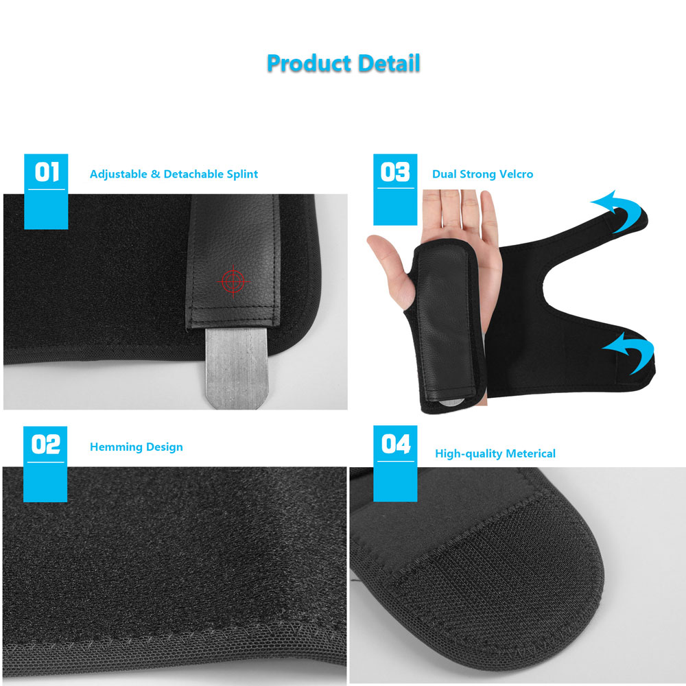 Wrist Support Brace With Splints - Healthcare Supply