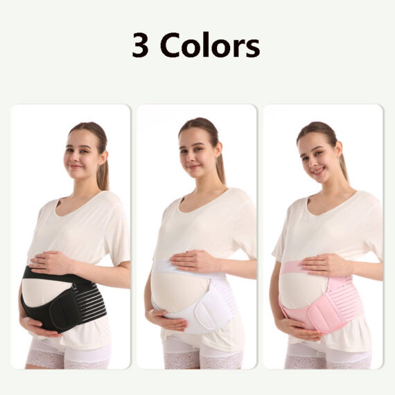 belly band pregnancy support - 3 color black red pink