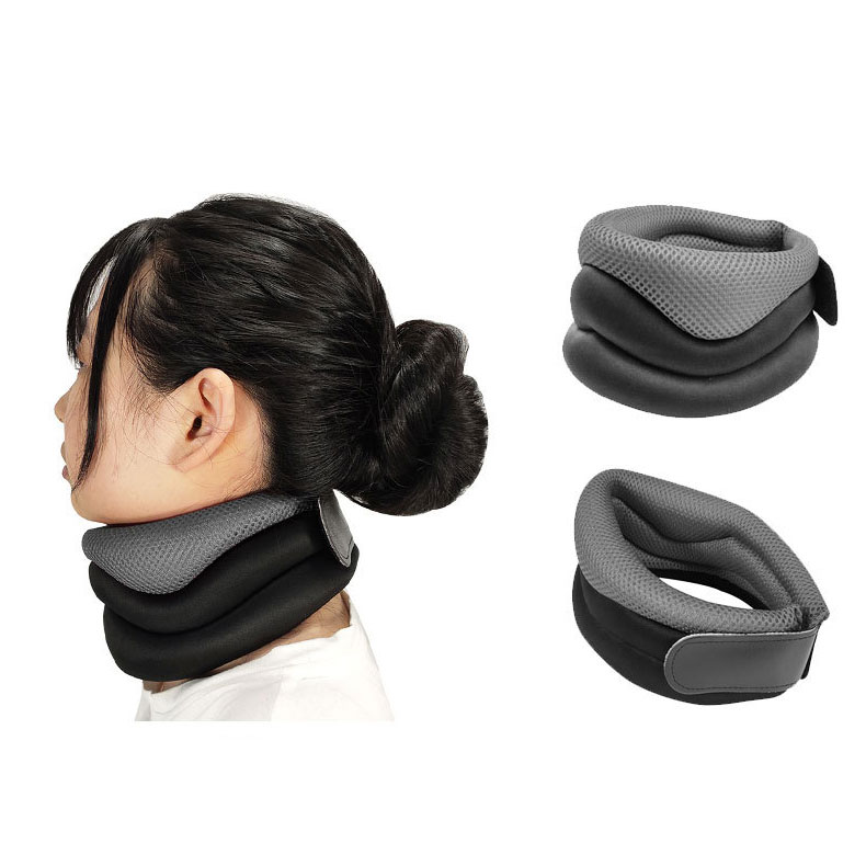 Neck Brace Adjustable Cervical Collar For Sleeping Relief Neck Pain Neck  Support Solid Color Soft Neck Brace