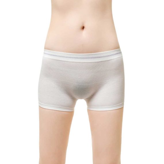 seamless thin mesh material fixation underwear for incontinence